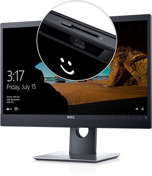 Dell P2418HZ Monitor â€“ A personalised, secure experience with Windows Hello